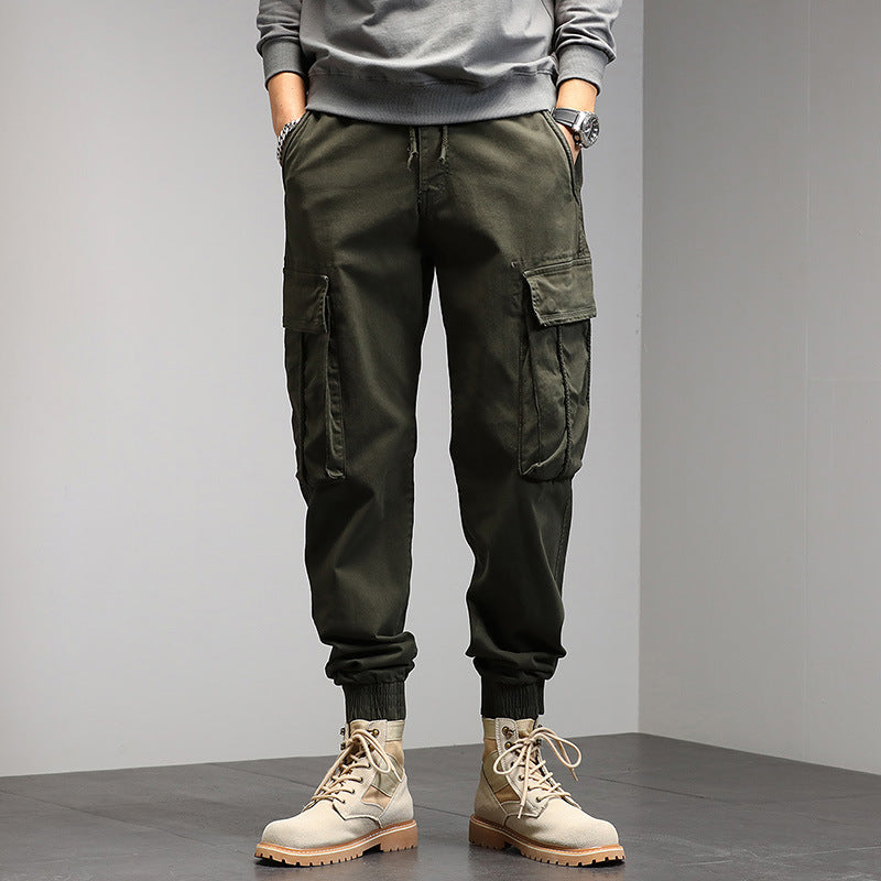 Herren Cargo-Jogginghose im Utility-Style mit Tunnelzugbund, Multifachtaschen und gerippten Bündchen Echo Archiv