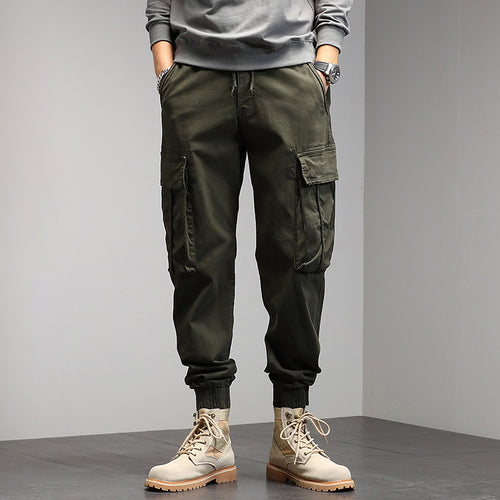 Herren Cargo-Jogginghose im Utility-Style mit Tunnelzugbund, Multifachtaschen und gerippten Bündchen Echo Archiv