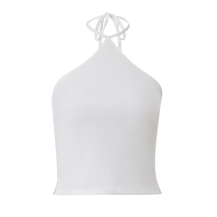 Damen Asymmetrisches Spaghetti-Träger Top Echo Archiv