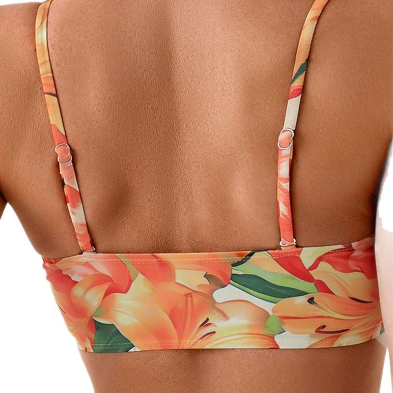 Damen Hochtailliertes Bikini-Set mit verspieltem Knotendesign Echo Archiv