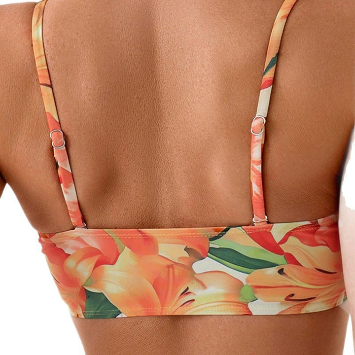 Damen Hochtailliertes Bikini-Set mit verspieltem Knotendesign Echo Archiv