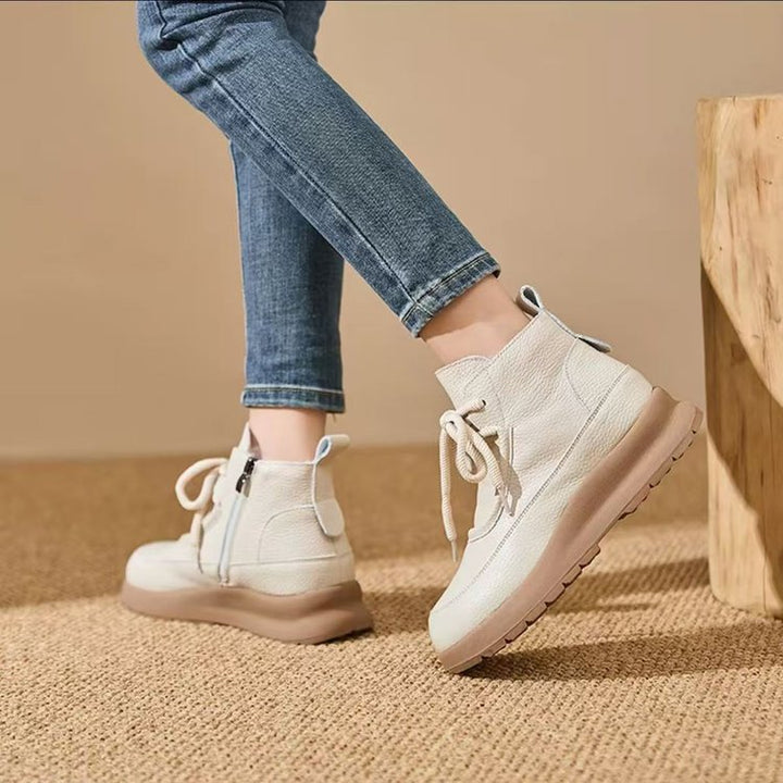 Damen Modische und bequeme Plateau-Stiefeletten Echo Archiv