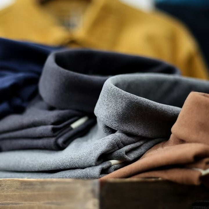 Herren Hochkragenpullover aus weichem Material Echoarchiv