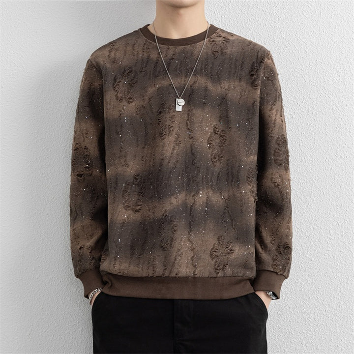 Herren Urbaner Sweatshirt mit funkelndem Design Echoarchiv