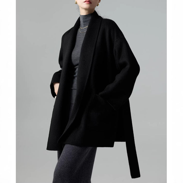 Damen Modischer Oversized-Blazer mit praktischen Taschen Echoarchiv