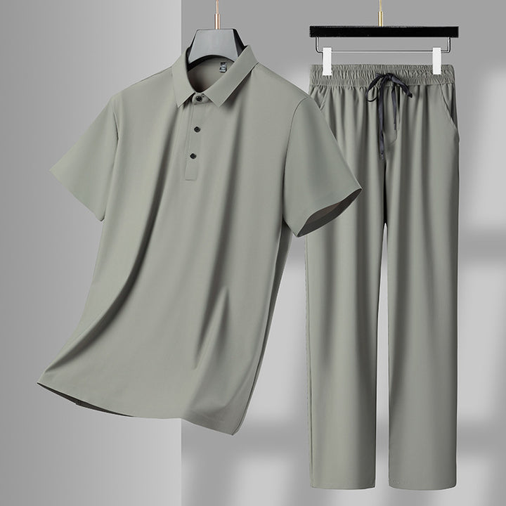 Herren Poloshirt und Sporthose Set Echoarchiv