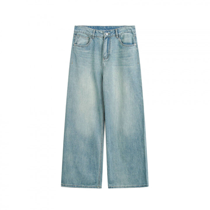 Damen Weite High‑Waist Cropped-Jeans mit weitem Bein und Five‑Pocket-Design Echo Archiv