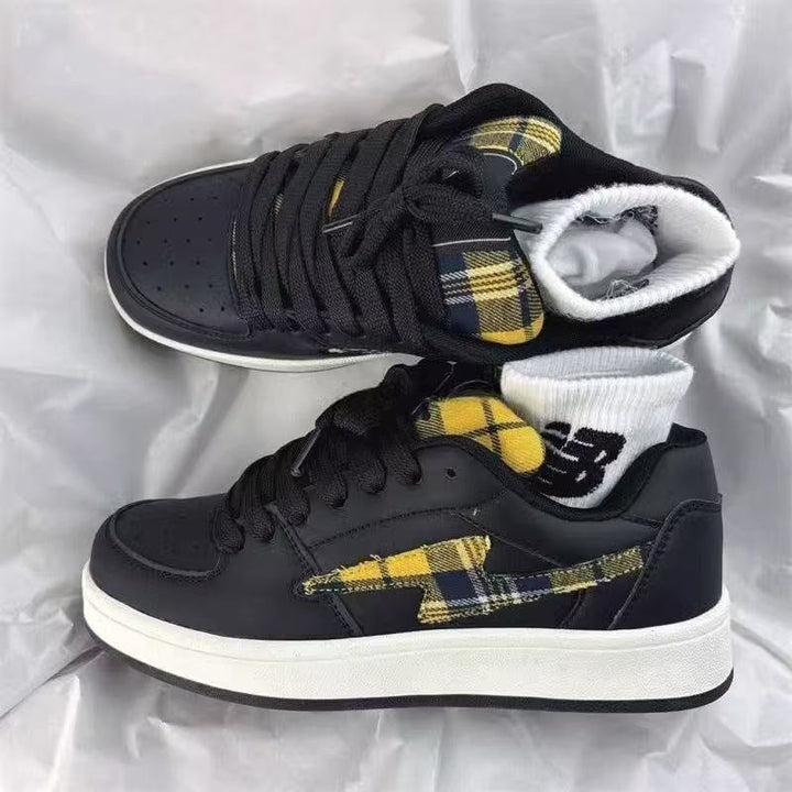 Damen Sneakers im modernen Karo-Design mit bequemer Dämpfung Echo Archiv