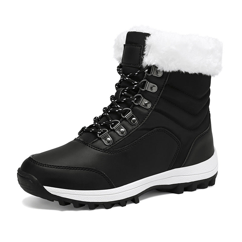 Damen Thermo-Schneestiefel mit gesteppter Isolierung, Teddyfutter und griffiger Profilsohle Echo Archiv