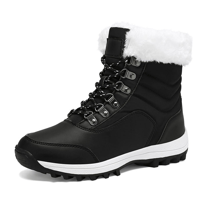 Damen Thermo-Schneestiefel mit gesteppter Isolierung, Teddyfutter und griffiger Profilsohle Echo Archiv
