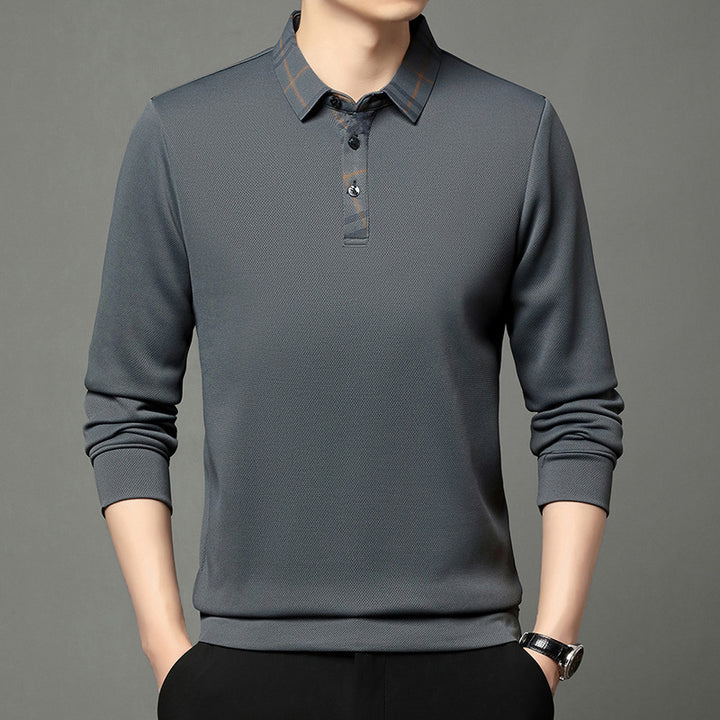 Herren funktionales Poloshirt mit strukturiertem Kragen Echoarchiv