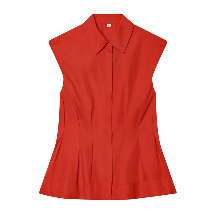 Damen ärmellose Bluse mit modernem Schnitt Echo Archiv