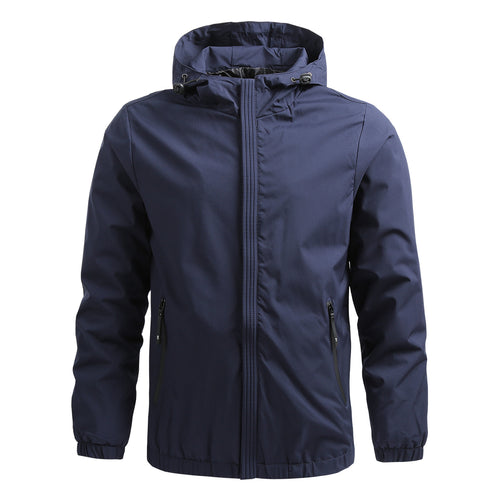 Herren Atmungsaktive Outdoorjacke mit verstellbarem Kragen Echo Archiv