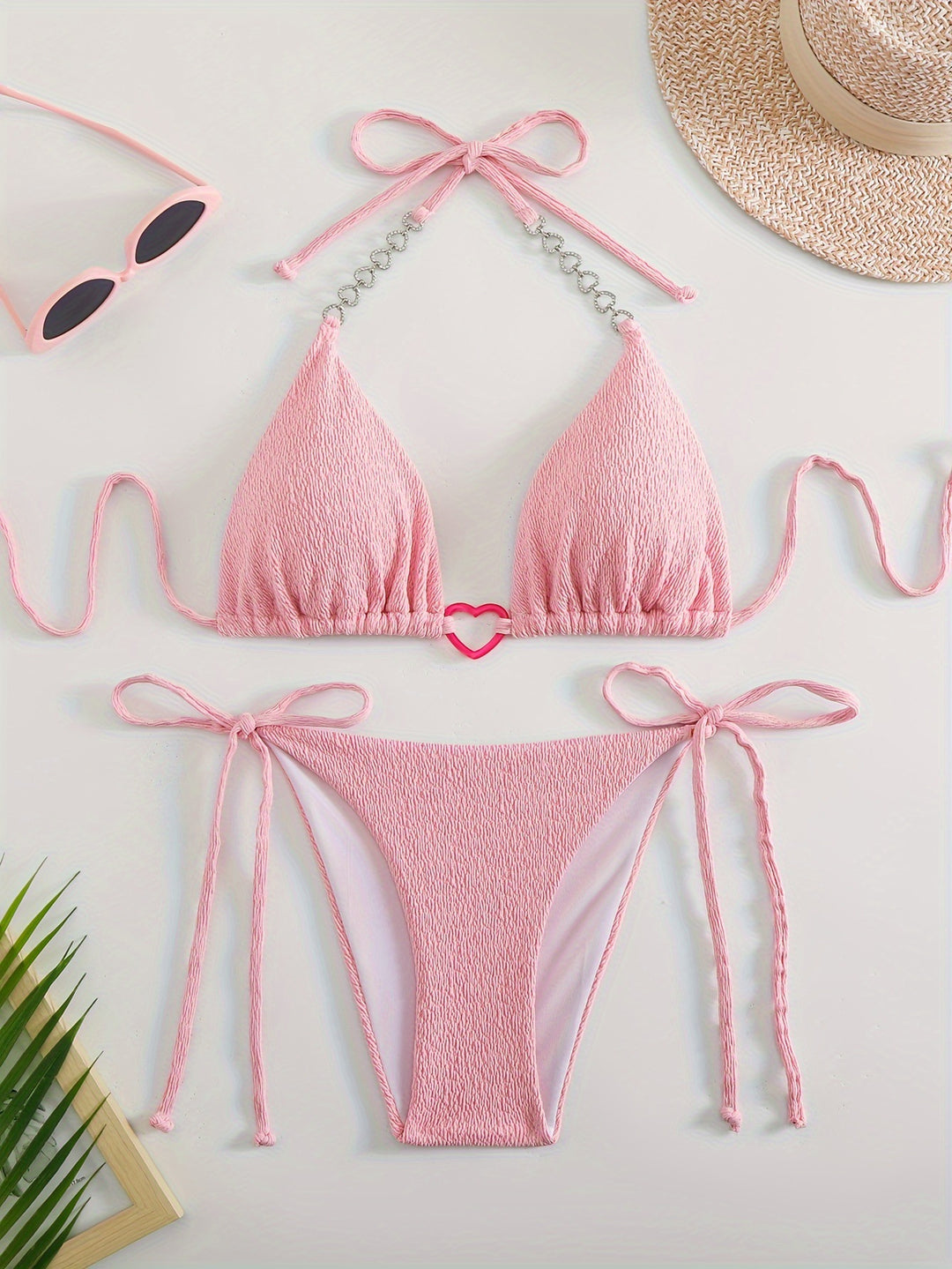 Damen Triangel-Bikini mit raffinierten Kettenakzenten Echo Archiv