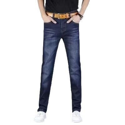 Herren Slim Fit Jeans mit elastischem Bund und modernen Akzenten Echoarchiv