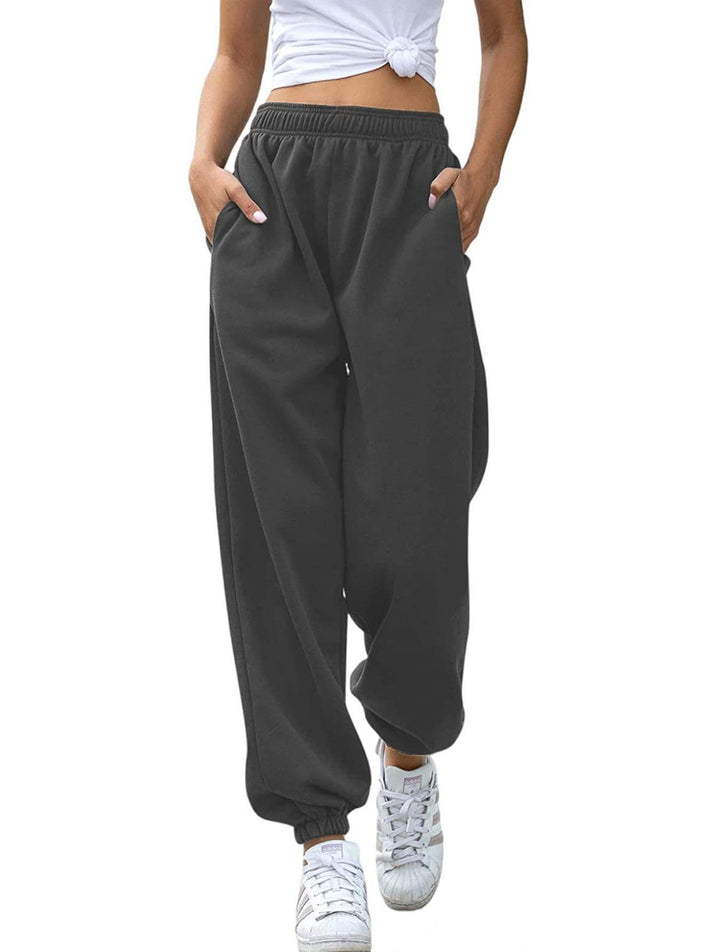 Damen nan gemütliches Lounge-Jogginganzug-Set mit Oversize-Hoodie und elastischer High-Waist Jogginghose Echo Archiv