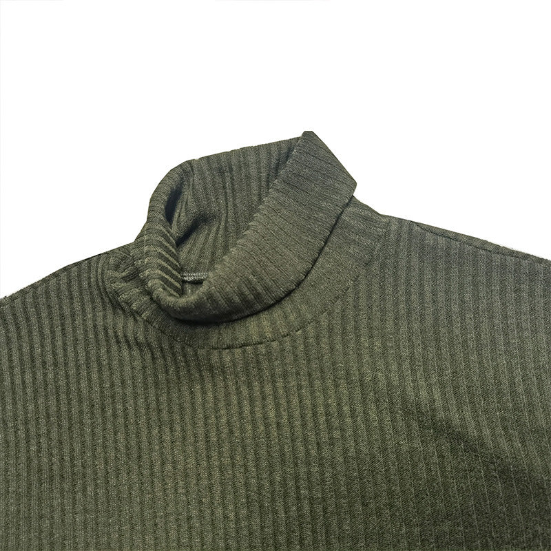Herren Rollkragenpullover im strukturierten Design Echoarchiv