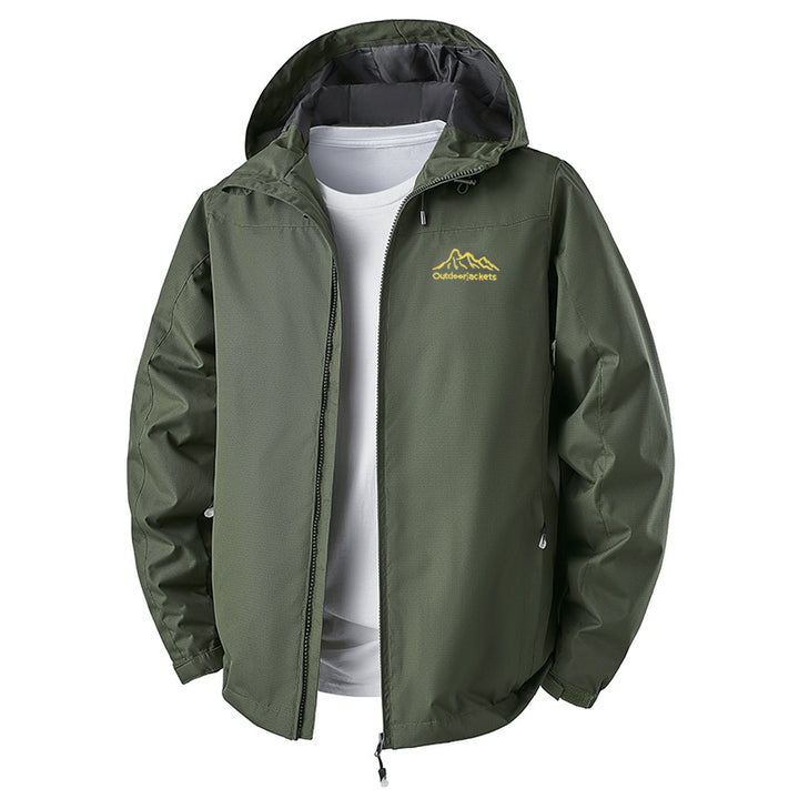 Herren Technische Outdoorjacke mit verstellbarem Kapuzendesign Echo Archiv