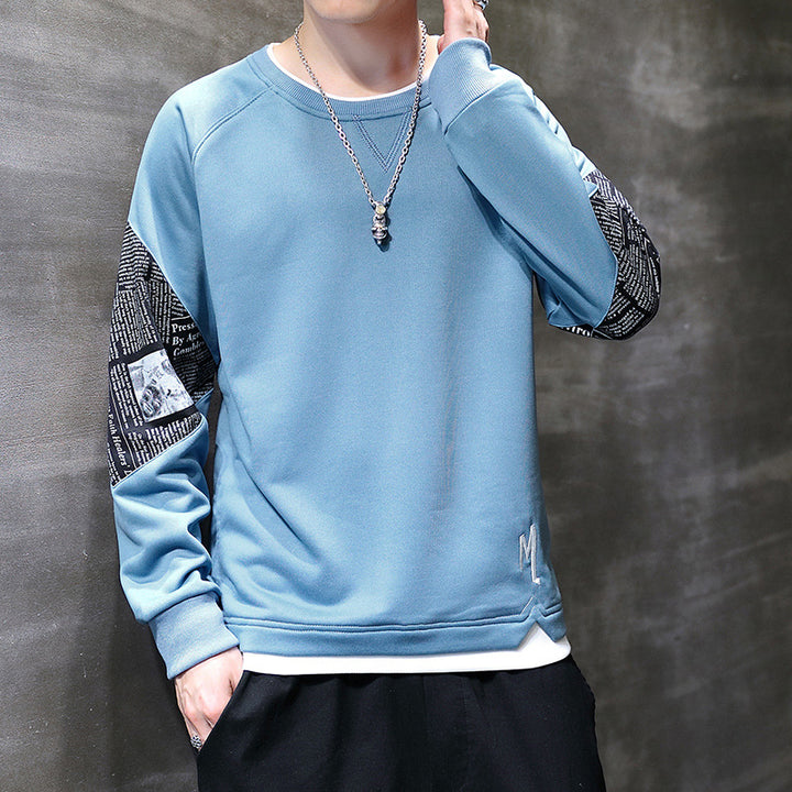 Herren modisches Sweatshirt mit einzigartigen Druckdetails Echoarchiv