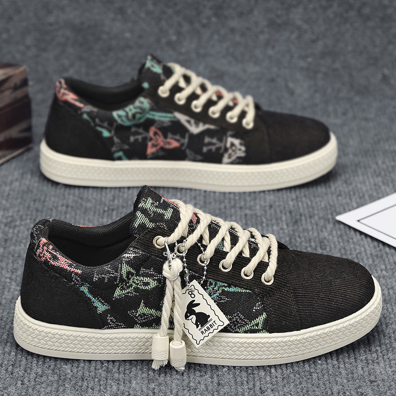 Damen Modische Sneakers mit einzigartigem Textil-Design Echo Archiv