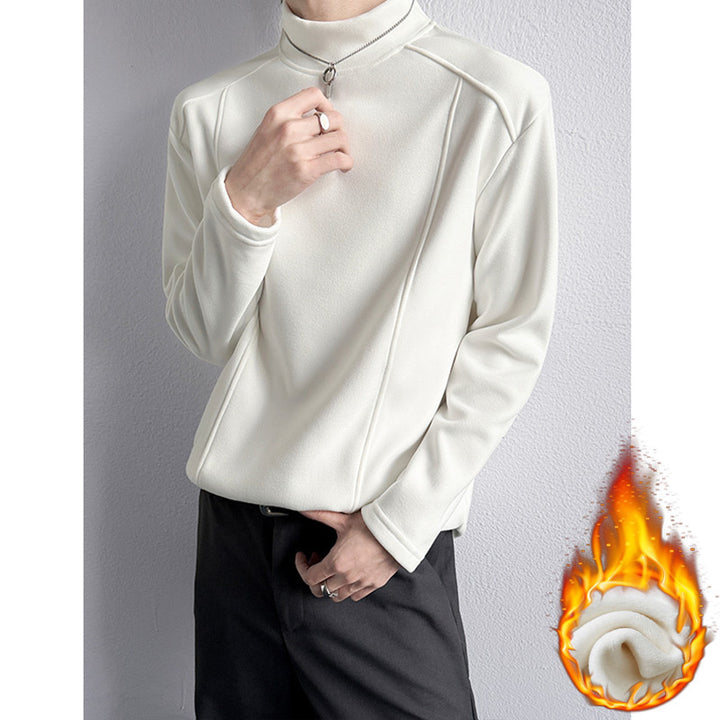 Herren Oversize Stehkragen-Sweatshirt mit Raglanärmeln und dezentem Farbverlauf Echo Archiv