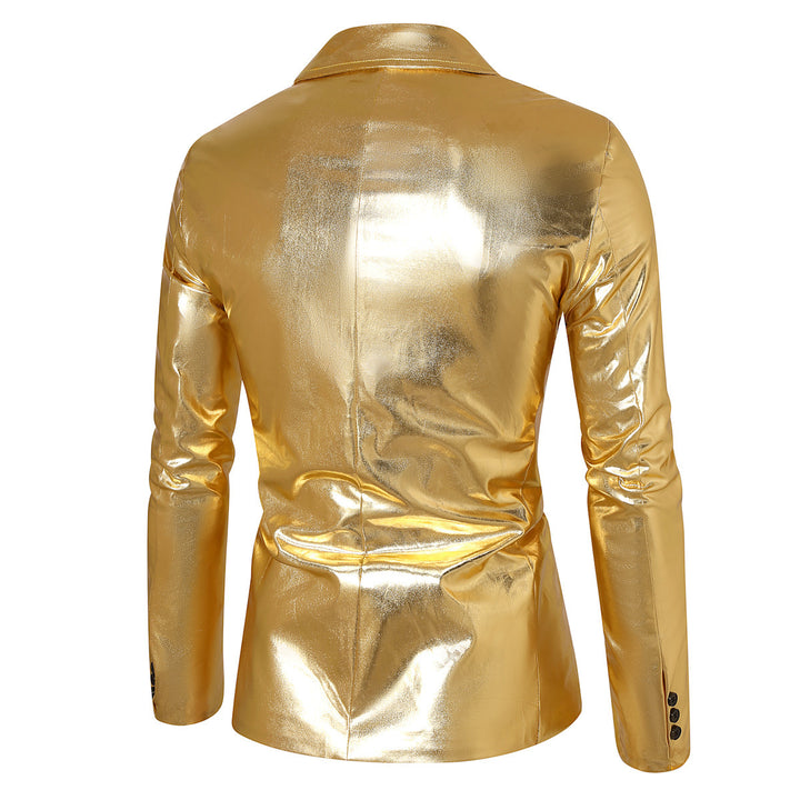 Herren schimmernder doppelreiher Blazer Echoarchiv