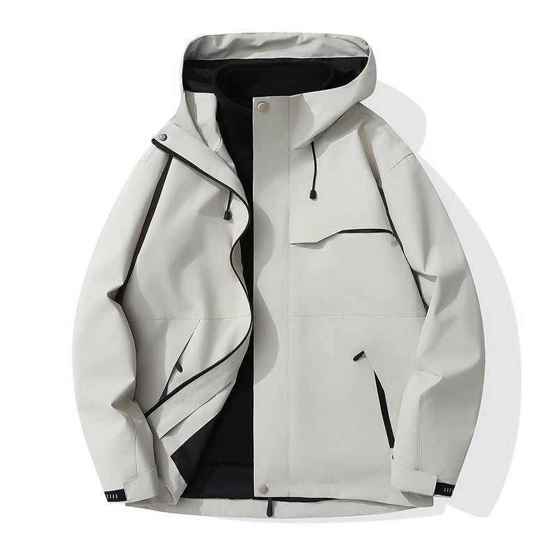 Herren Wetterfeste Outdoor Jacke Echo Archiv