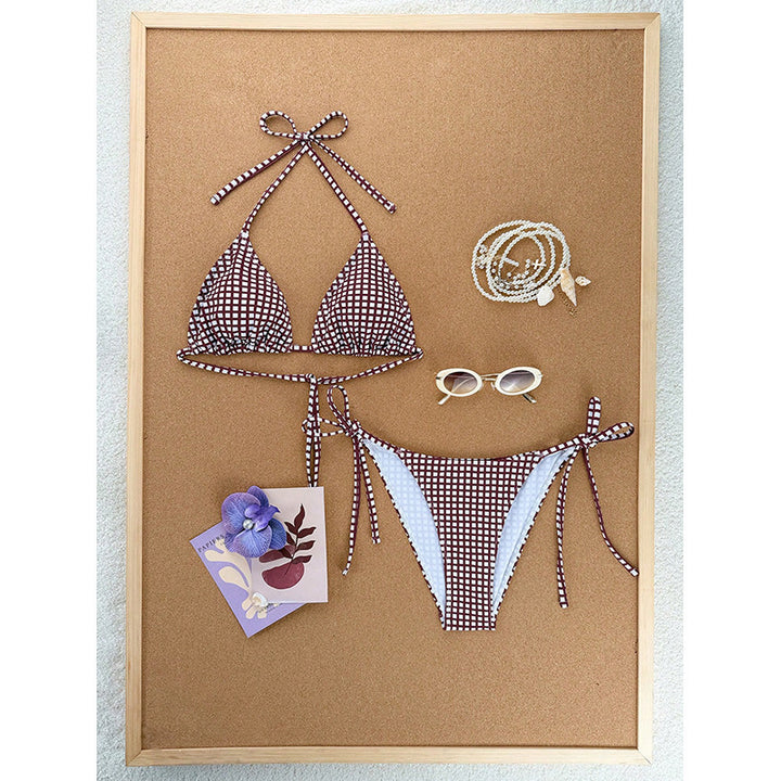 Damen Triangel-Bikini mit trendigem Leopardenmuster Echo Archiv