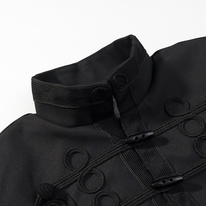 Damen Kurzjacke im Militärstil mit Kordverzierungen und Stehkragen Echo Archiv