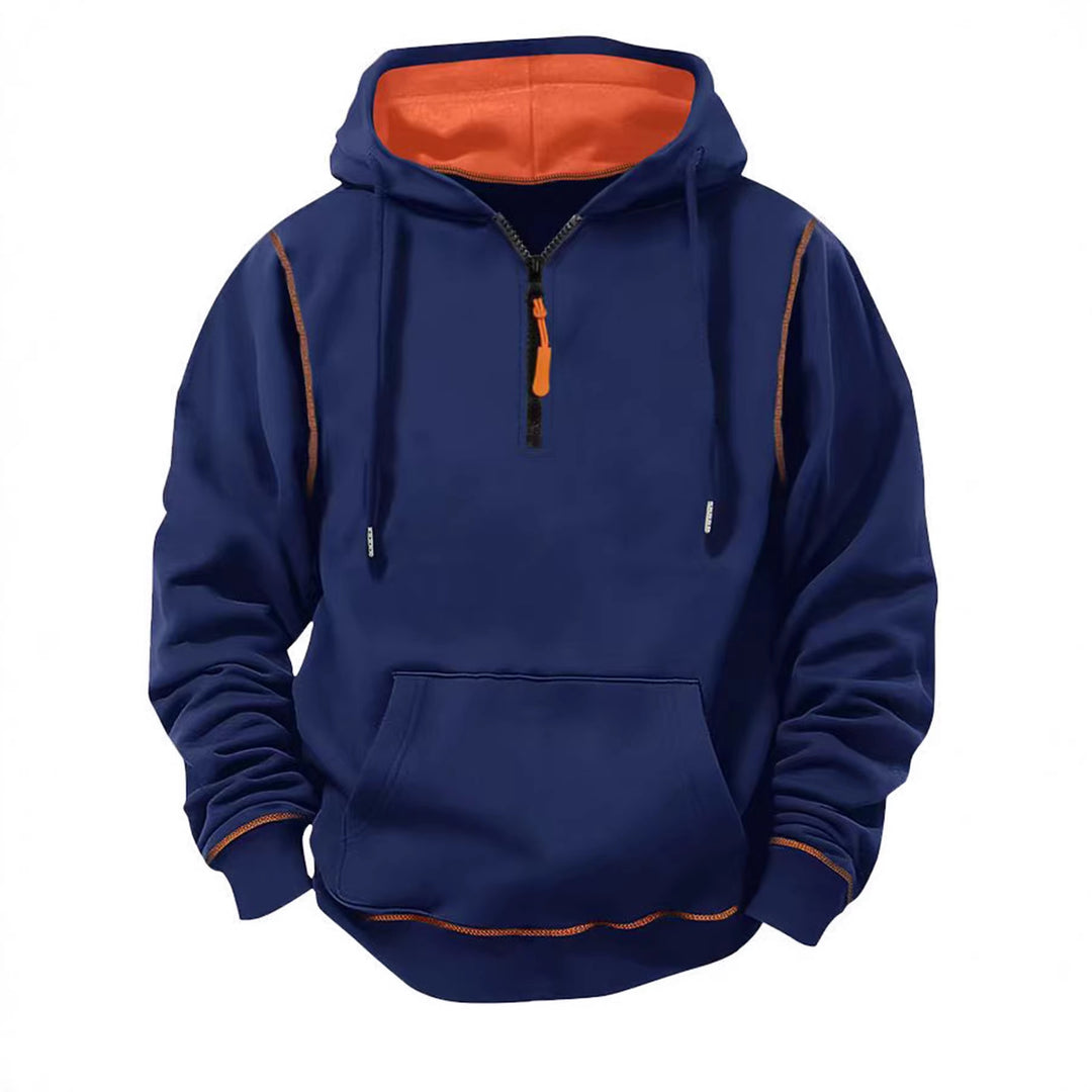 Herren Sportliche Kapuzenjacke mit Reißverschluss Echo Archiv