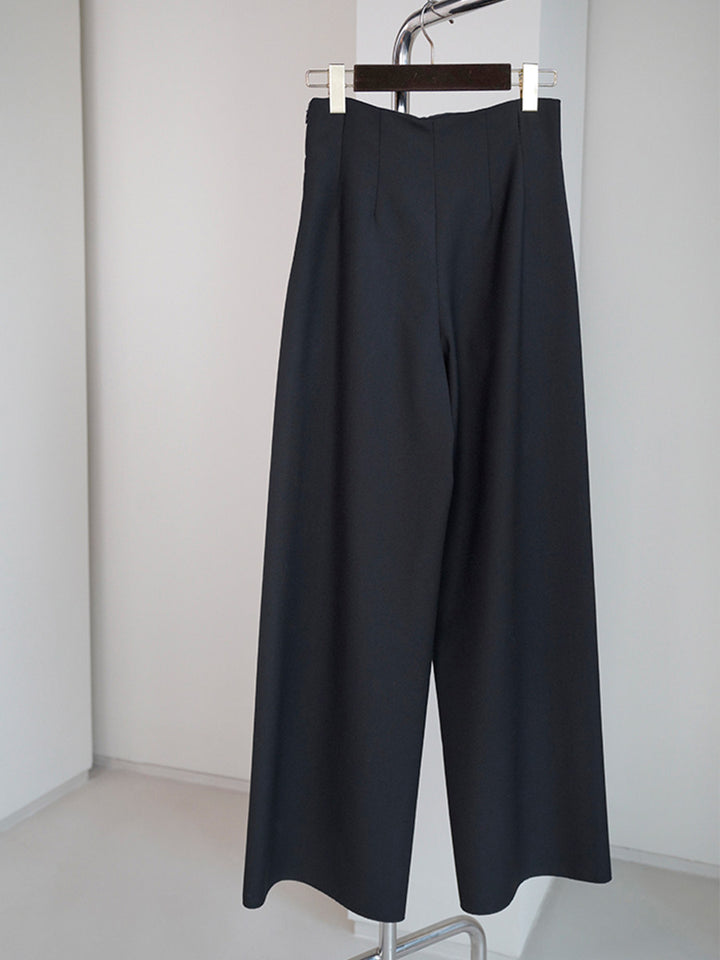 Damen Elegante und weite Stoffhose Echoarchiv