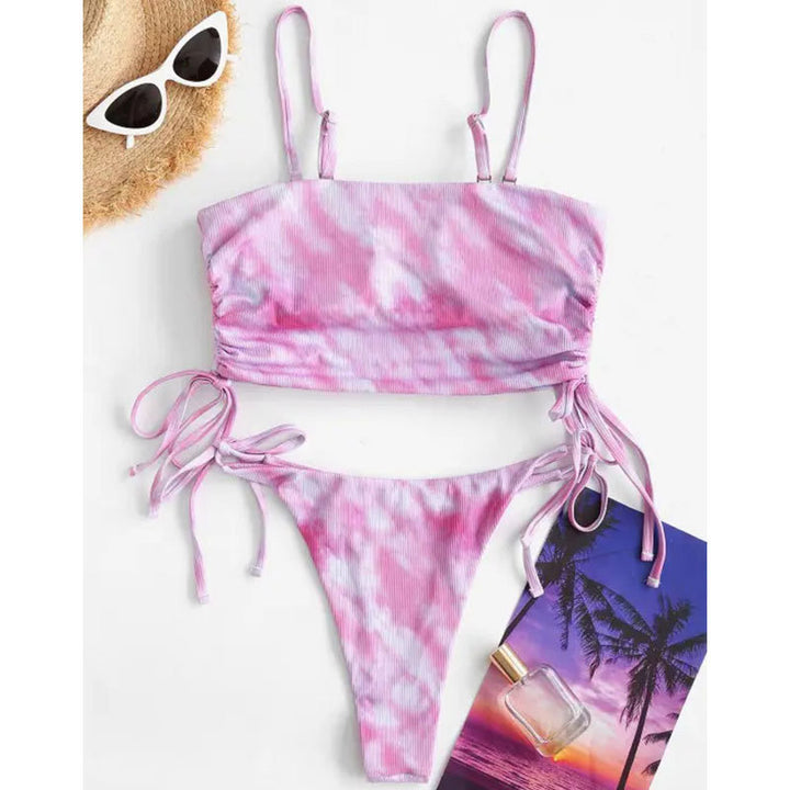 Damen Crop-Top Bikini mit verstellbaren Trägern Echo Archiv