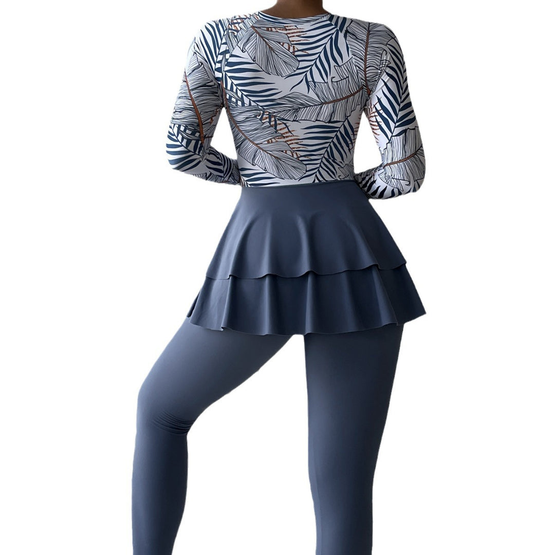 Damen Sportlicher UV-Schutz-Einteiler mit Volant Echo Archiv