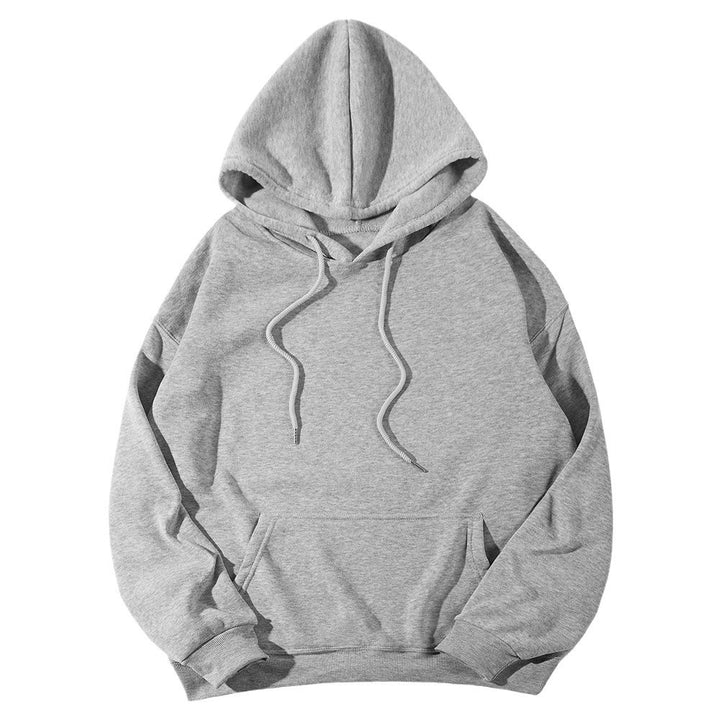 Unisex Oversize-Fleece-Hoodie mit tiefer Schulter, Kängurutasche und breitem Rippbund Echo Archiv