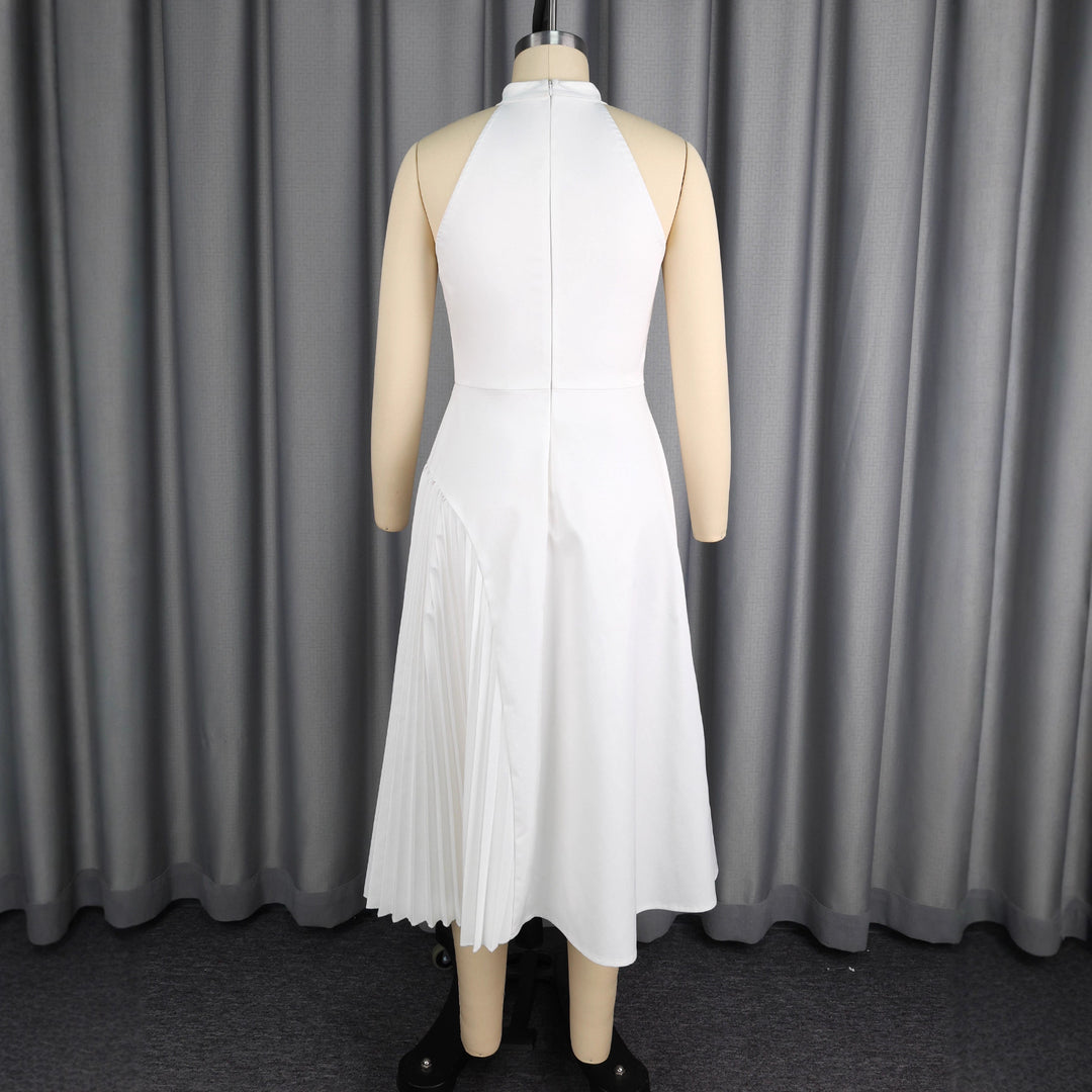 Damen Elegantes Midikleid mit Plissee-Detail Echo Archiv