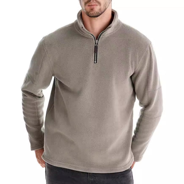 Herren Mikrofleece Pullover mit halbem Reißverschluss Echoarchiv