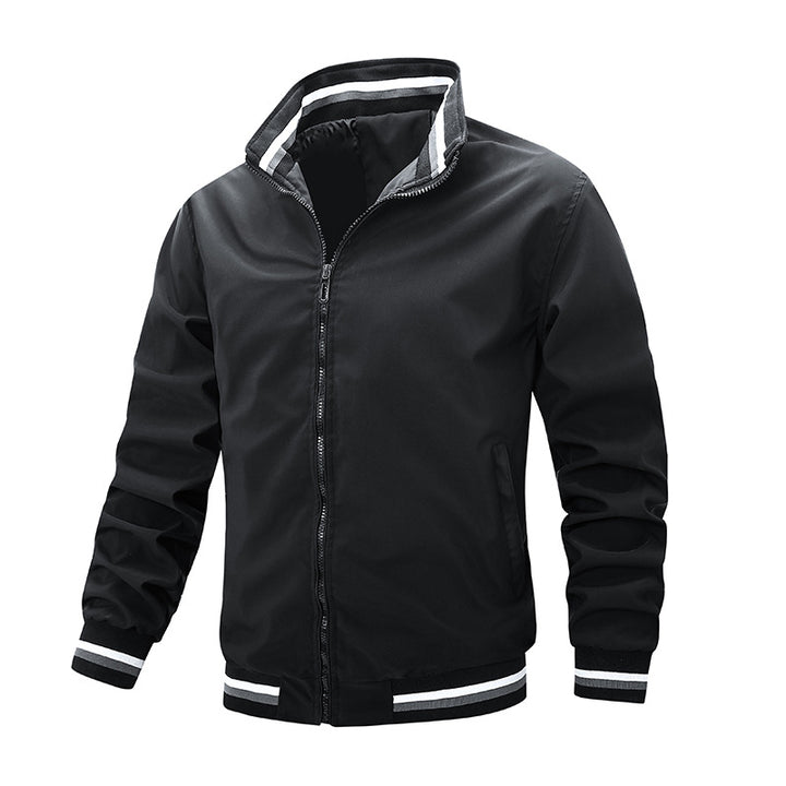 Herren Sportliche Übergangsjacke mit kontrastierenden Akzenten Echo Archiv