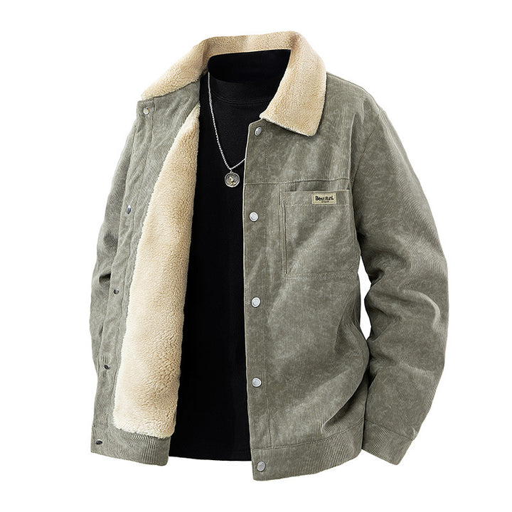 Herren Urbaner Overshirt mit modernen Taschen – Taviero