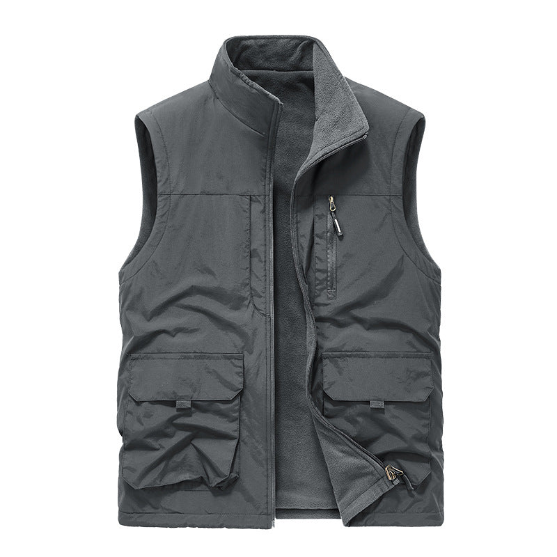 Herren Utility-Fleeceweste mit windabweisender Nylon-Außenlage Echo Archiv
