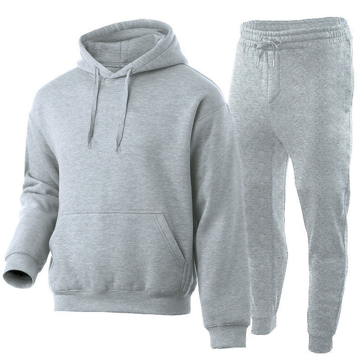 Unisex Premium-Sweatset mit doppelt vernähtem Hoodie, Kängurutasche und ergonomischer Tapered-Jogginghose Echo Archiv