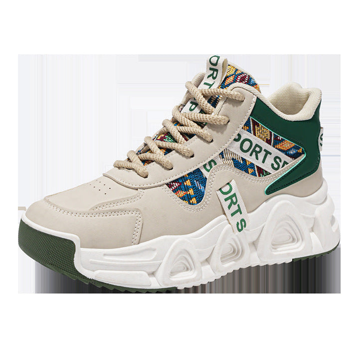 Damen Sportliche Chunky Sneakers mit innovativer Muster-Design Echo Archiv