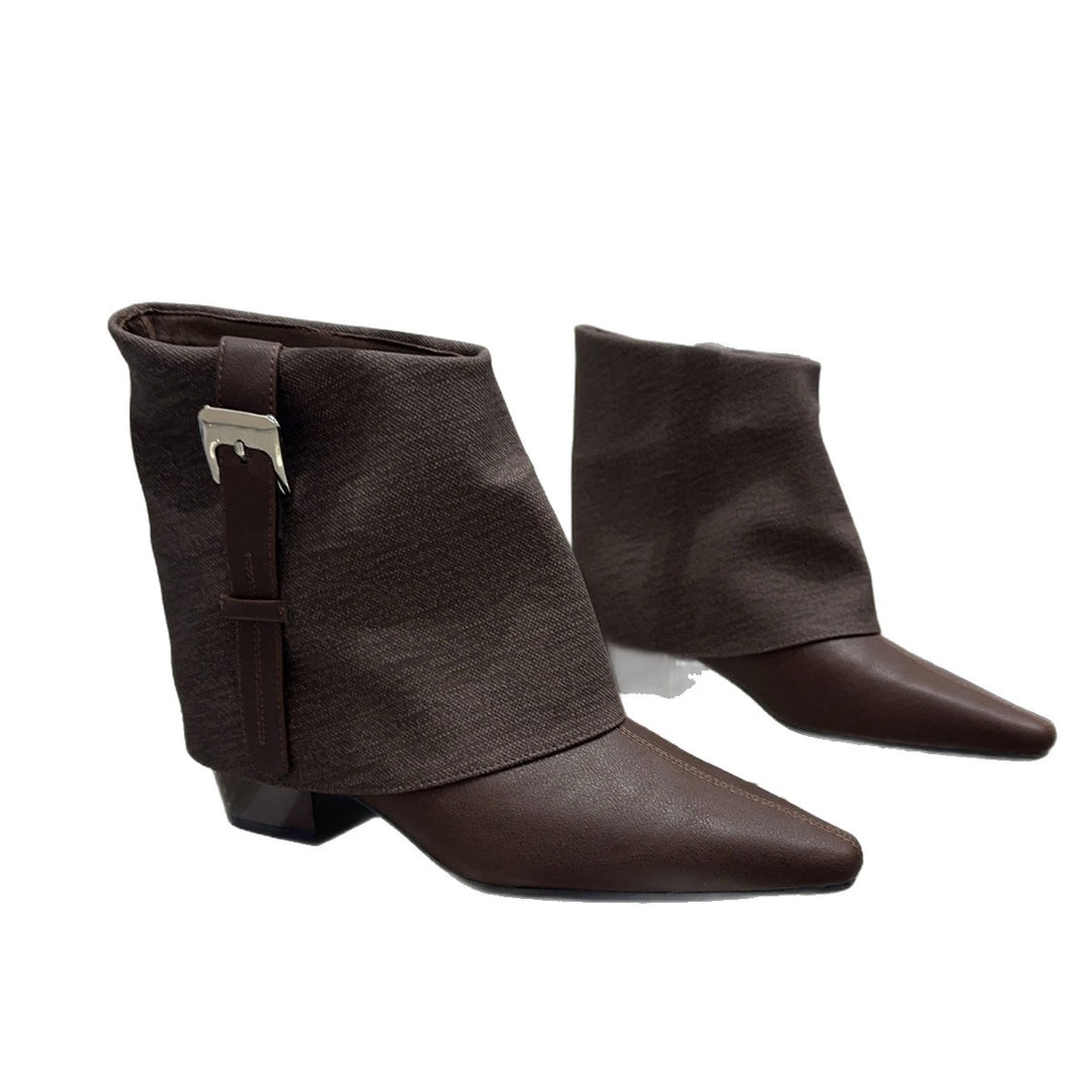 Damen Modische Stiefeletten mit elegantem Wickeldesign Echo Archiv