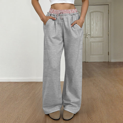 Damen Lässige Weite Jogginghose Echo Archiv