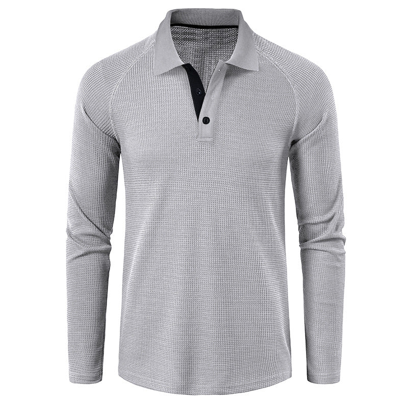 Herren Poloshirt mit innovativem Strukturdesign und lässigem Schnitt Echoarchiv