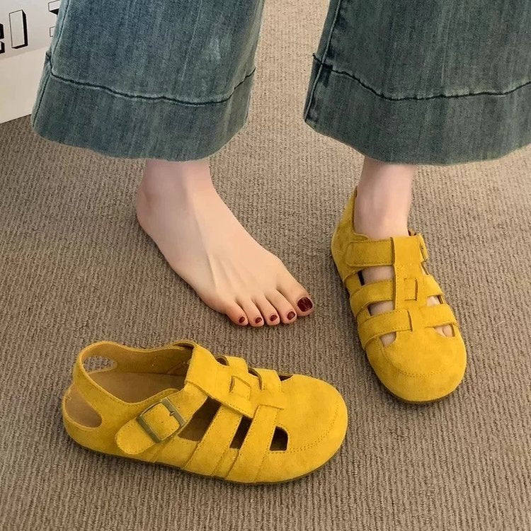 Damen Bequeme Sandalen mit verstellbaren Riemen und weichem Innenfutter Echoarchiv