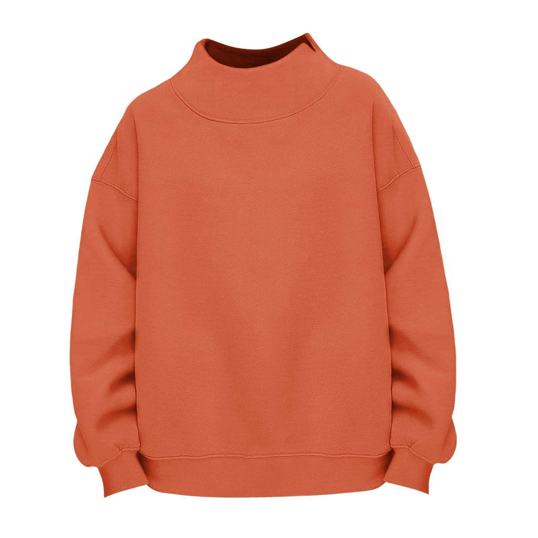 Damen Lässiges Funnel-Neck Sweatshirt im Oversize‑Schnitt mit überschnittener Schulter Echo Archiv