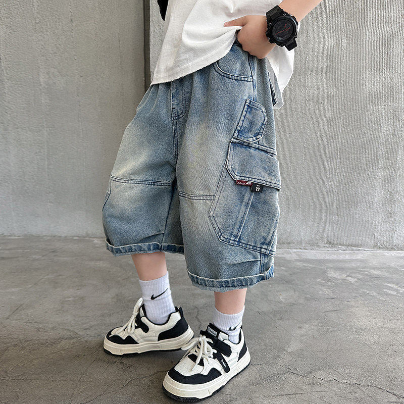 Unisex modische Cargo-Shorts mit Taschen Echo Archiv