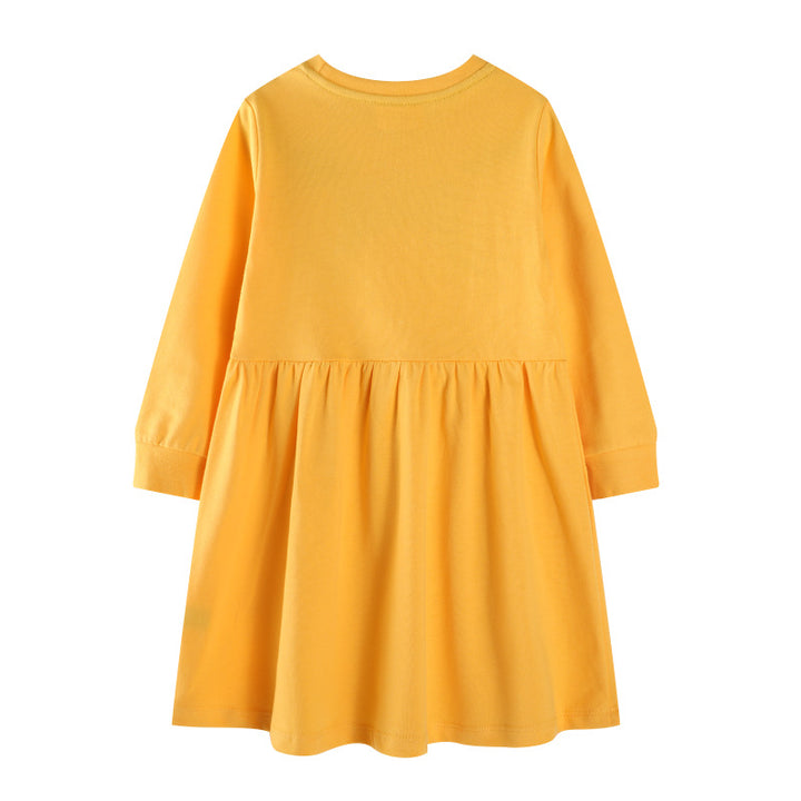 Mädchen Freizeitkleid mit Regenbogen-Stickerei Echo Archiv