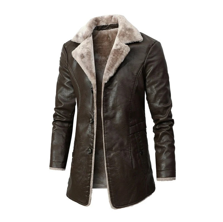 Herren Elegante Lammfelljacke mit modernem Schnitt Echo Archiv
