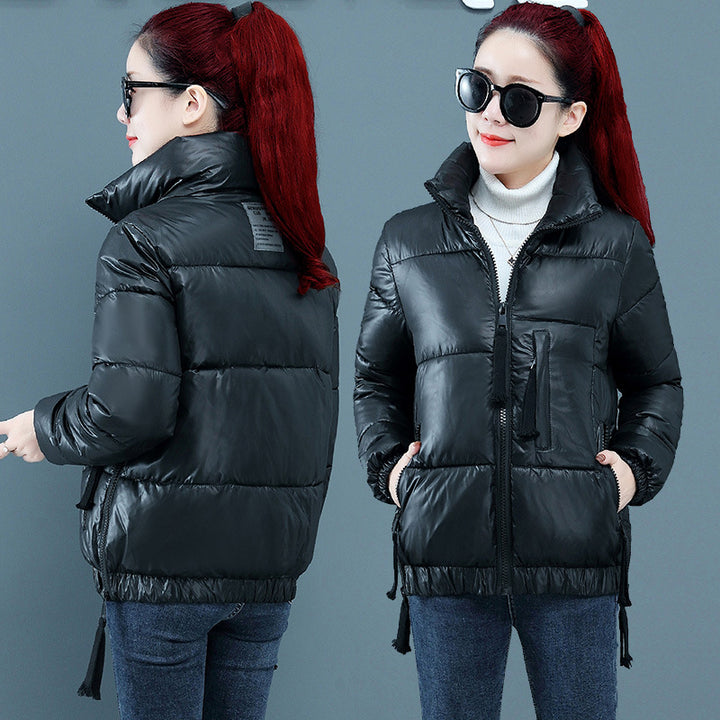 Damen Modische Wattierte Kurzjacke Echoarchiv